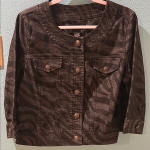 Sandro Brown Utility Jacket